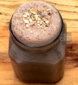 Chocolate Oats Breakfast Smoothie Recipe